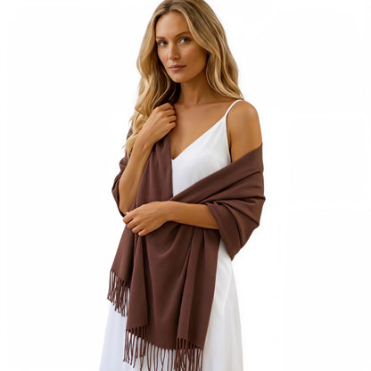 Brown Cashmere Shawl
