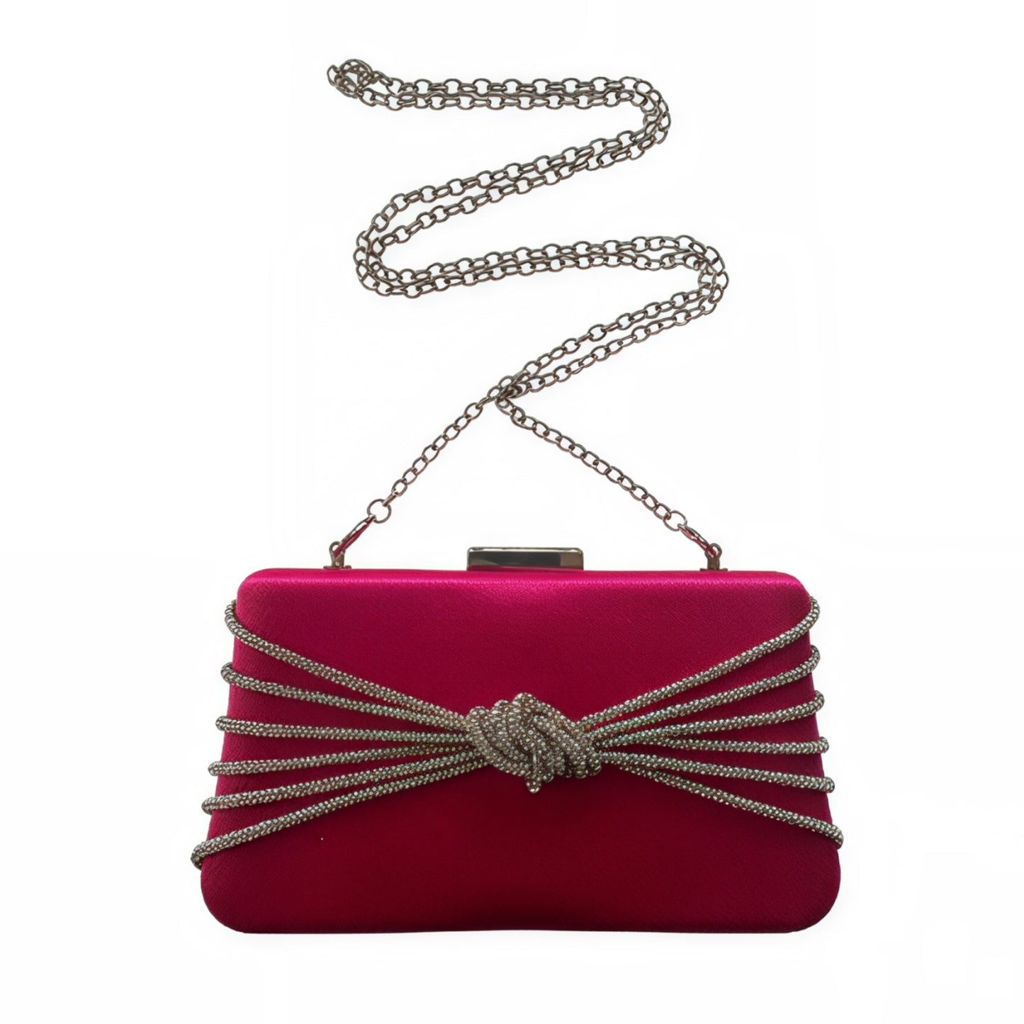 Colette Magenta Clutch Bag