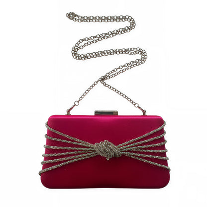 Colette Magenta Clutch Bag