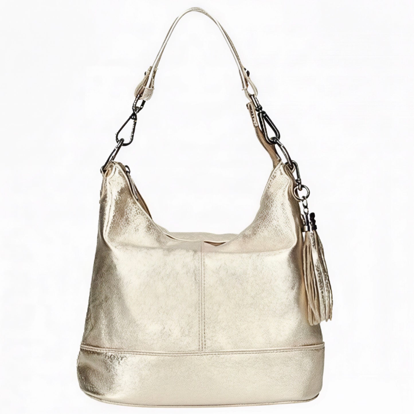 Lana Metallic Gold Boho Bag
