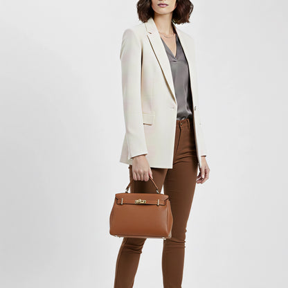 Orla Tan Belted Leather Bag