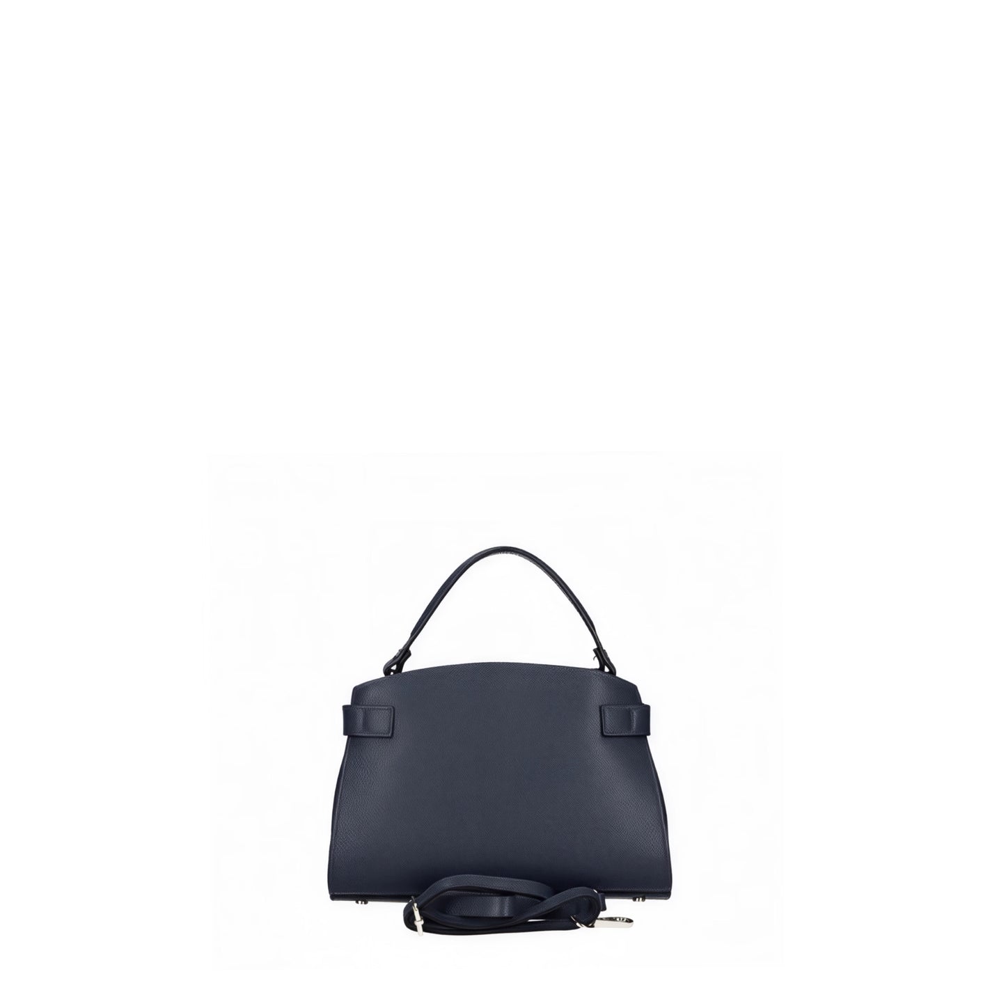 Orla Navy Belted Leather Bag