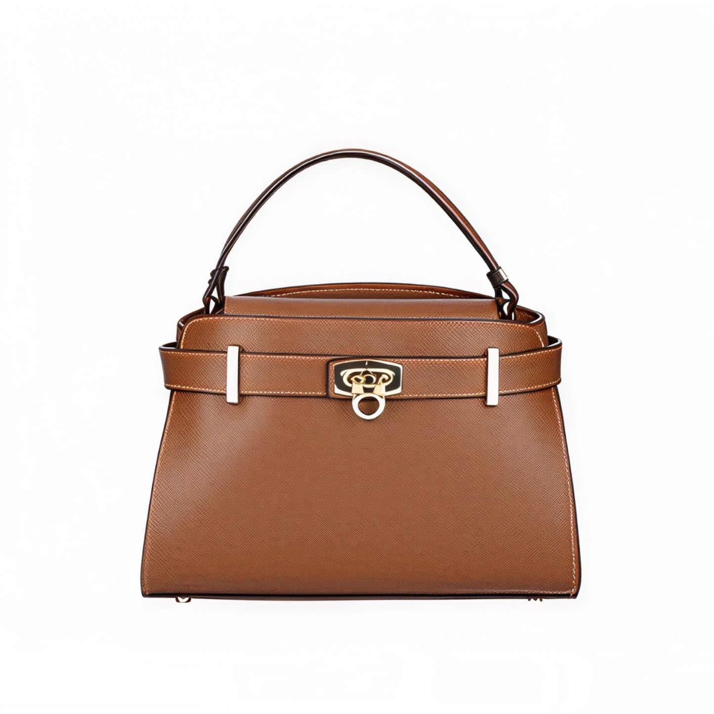 Orla Tan Belted Leather Bag