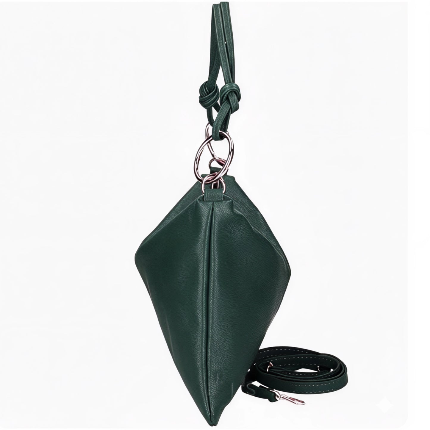 Claudia Green Shoulder Leather Bag