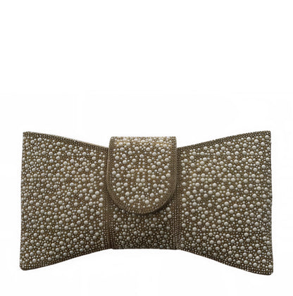 Catherine Gold Crystal Clutch Bag
