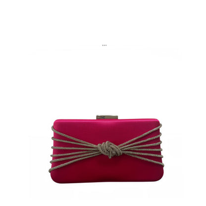 Colette Magenta Clutch Bag