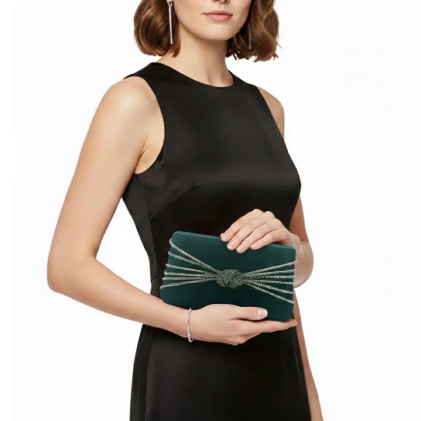 Colette Green Clutch Bag