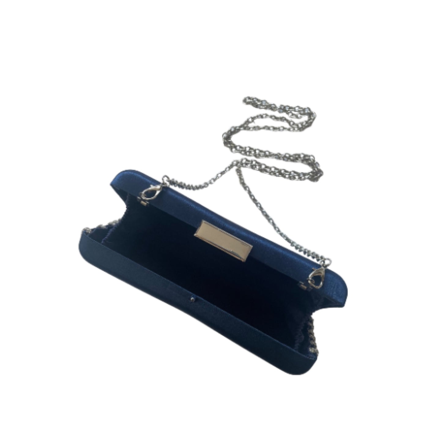Colette Navy Clutch Bag