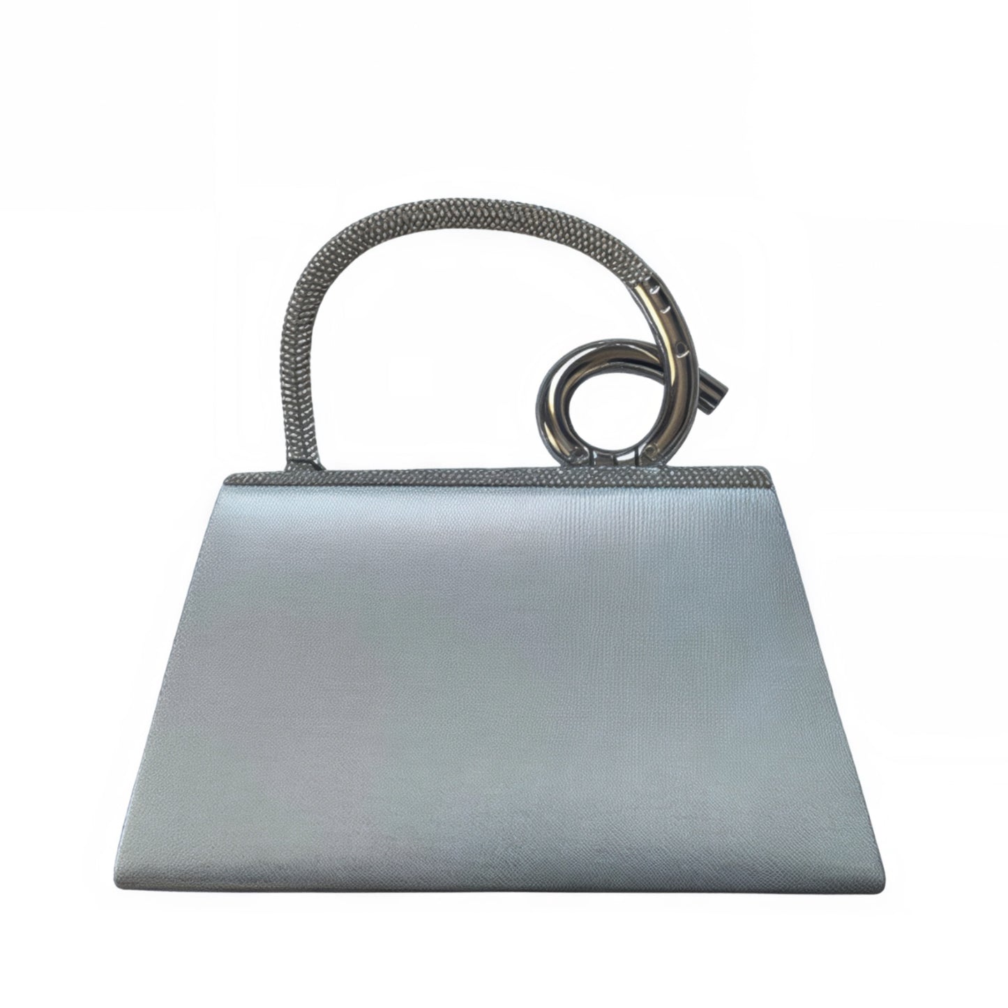 Sienna Silver Baguette Crystal Bag