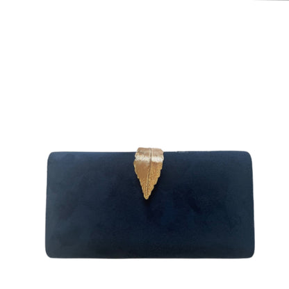 Eloise Navy Clutch Bag