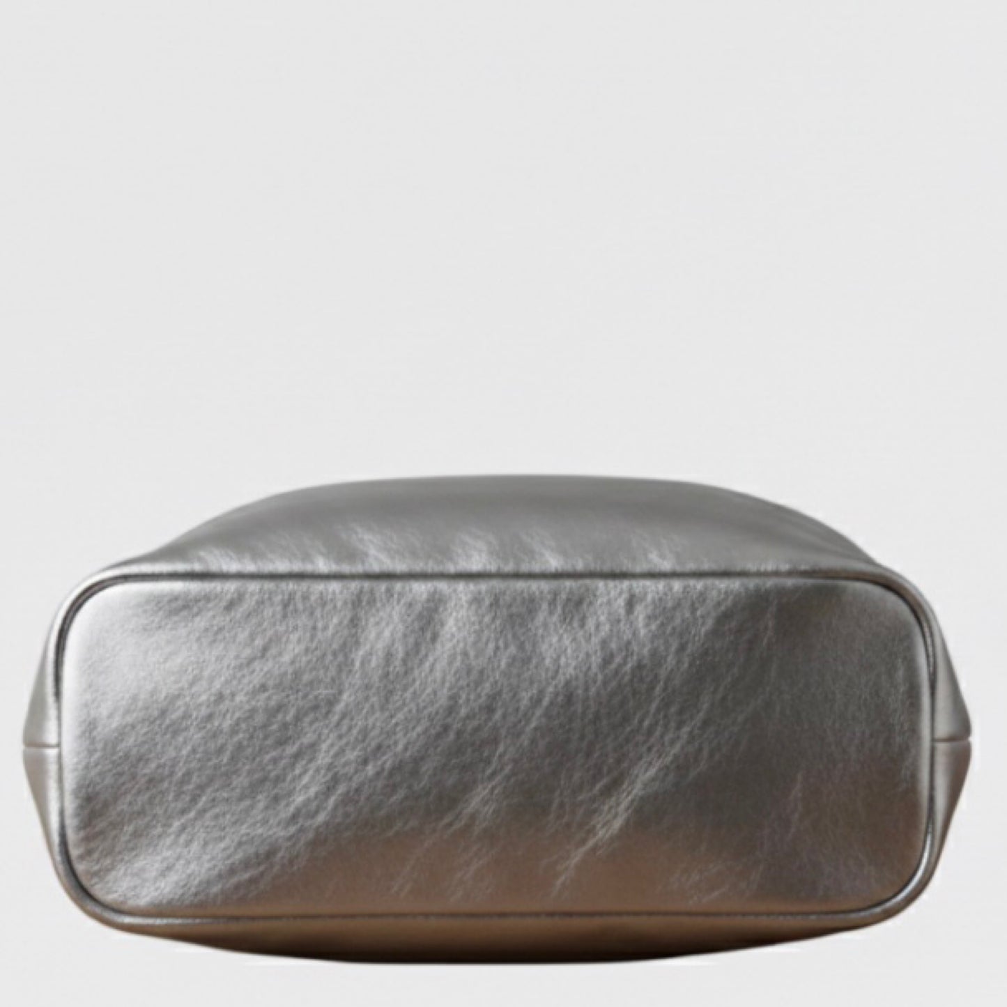 Sabrina Silver Metallic Bag