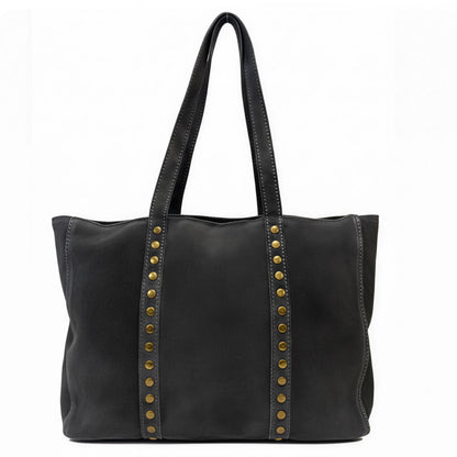 Roxy Grey Suede Tote Bag