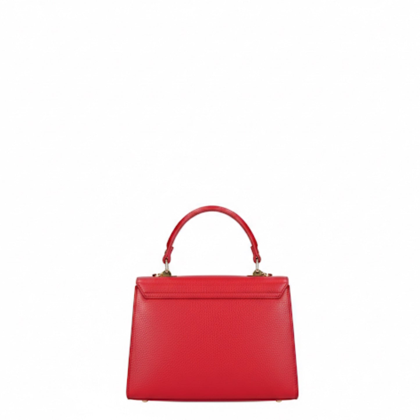 Charlotte Asymmetrical Red Leather Bag
