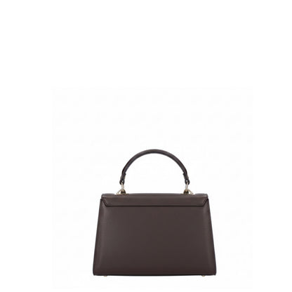 Charlotte Asymmetrical Brown Leather Bag