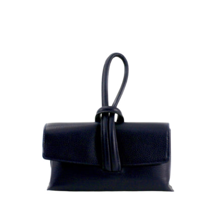 Zara - Loop Navy Leather Bag