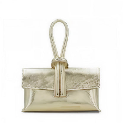 Zara - Loop Gold  Leather Bag