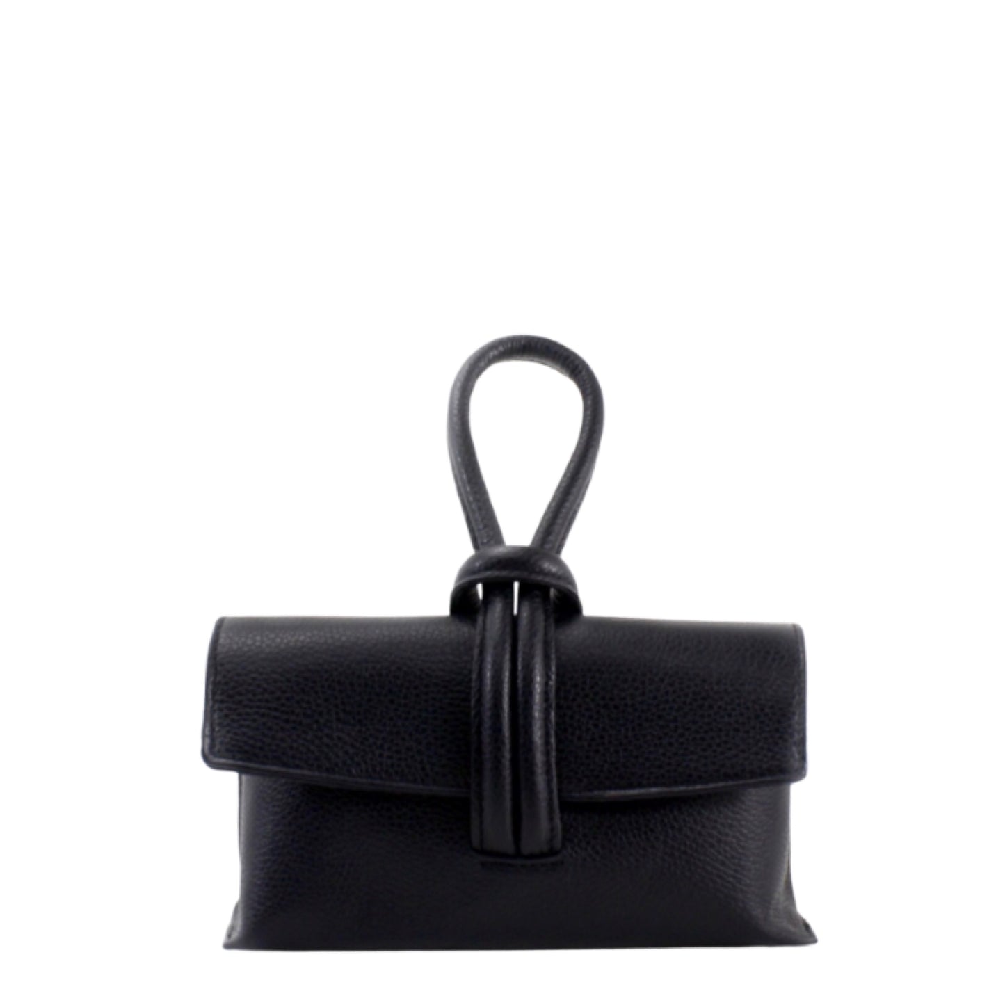Zara - Loop Black Leather Bag