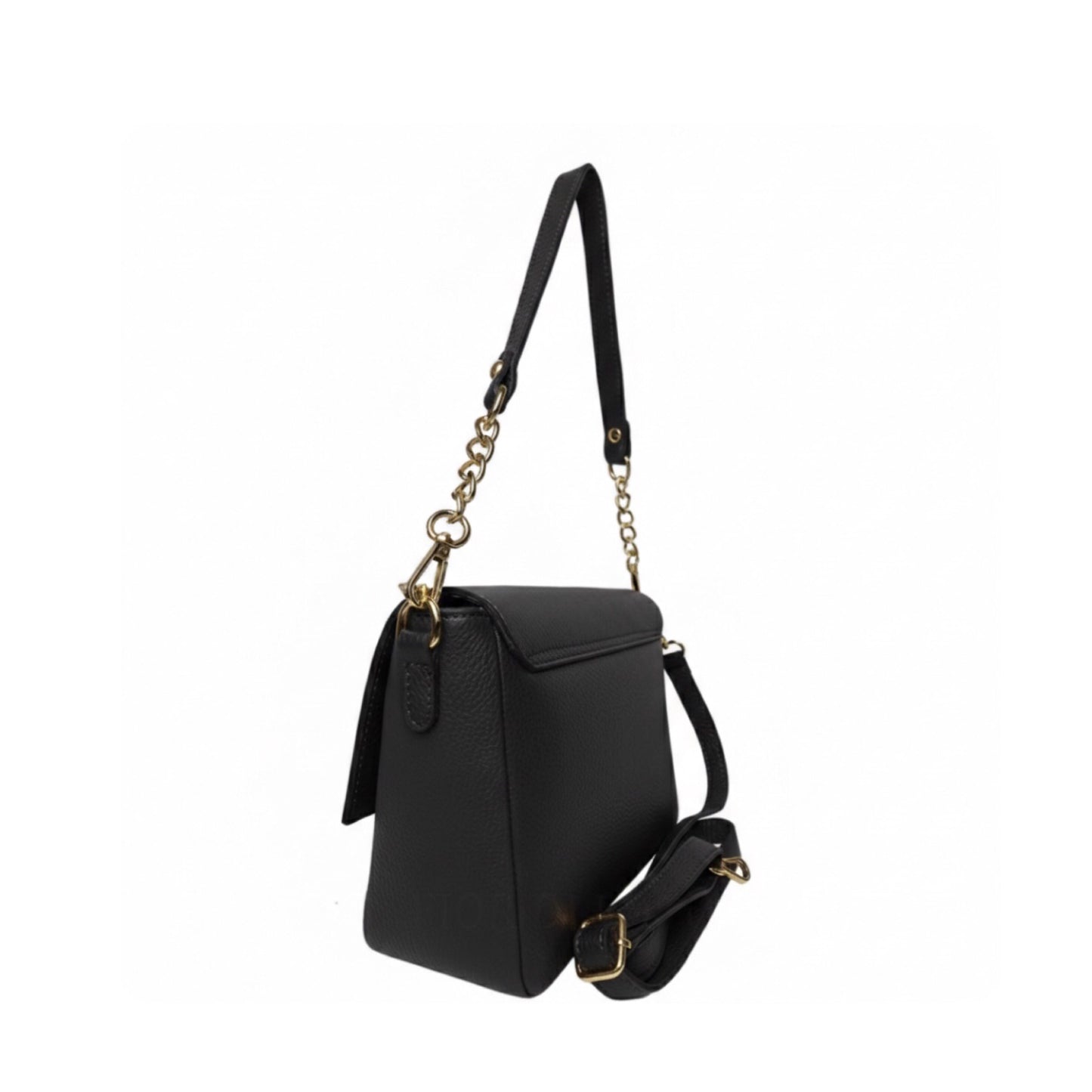 Suki Black Shoulder Leather Bag