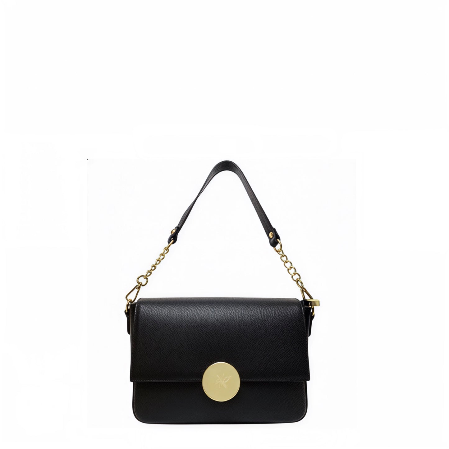 Suki Black Shoulder Leather Bag