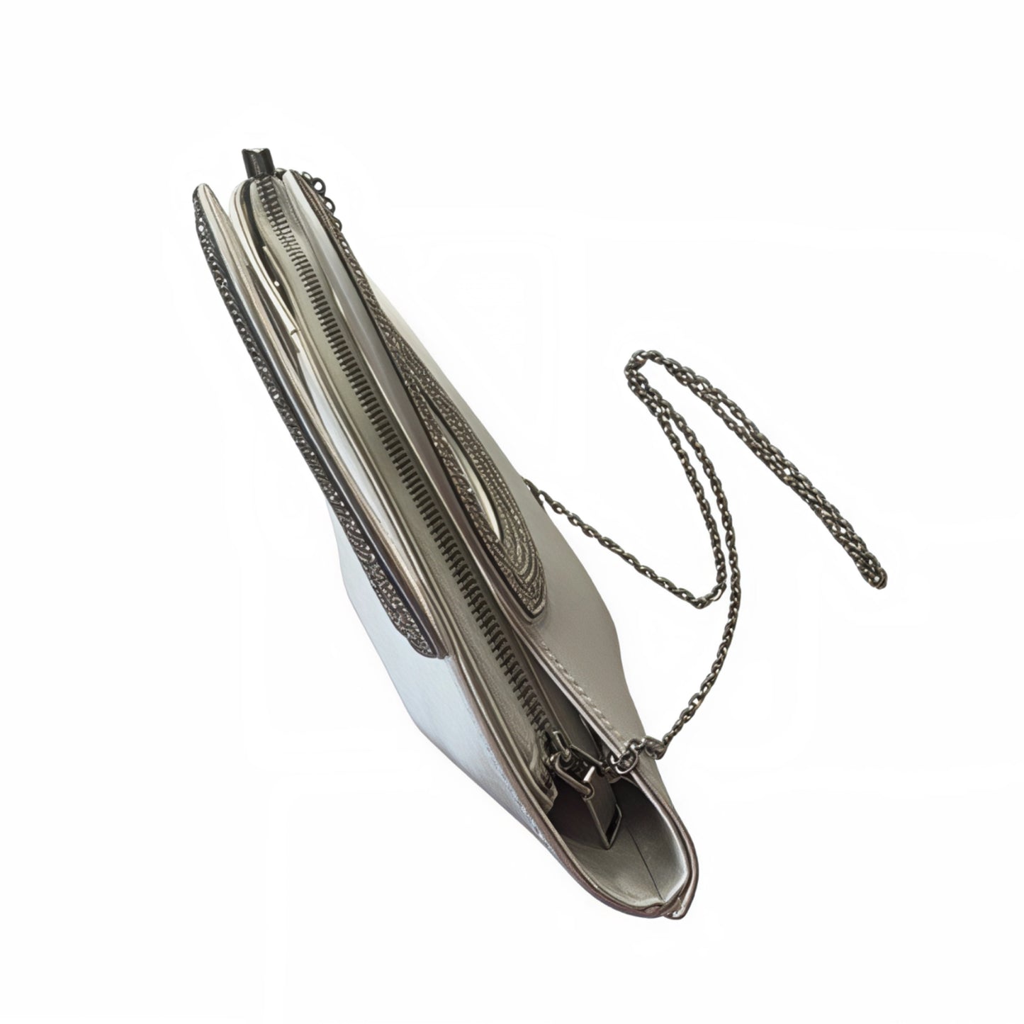 Sadie Silver Evening Bag