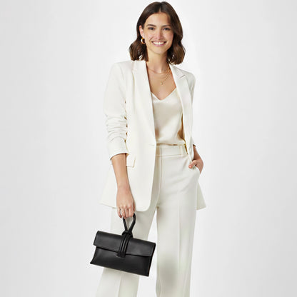 Zara - Loop Black Leather Bag