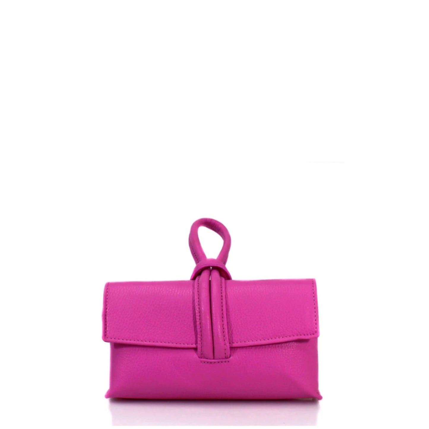 Zara - Loop Magenta Leather Bag