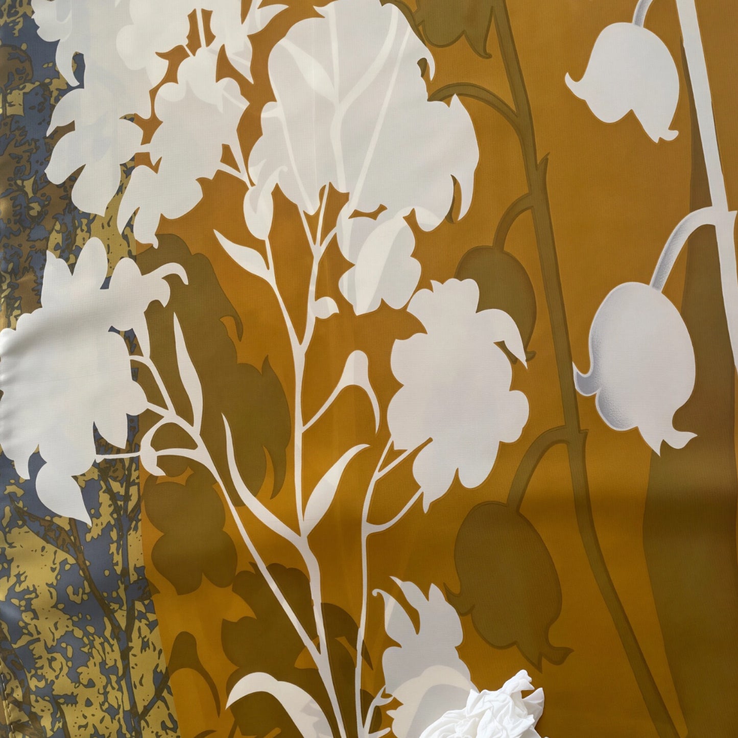Botanical Silk-Satin Scarf