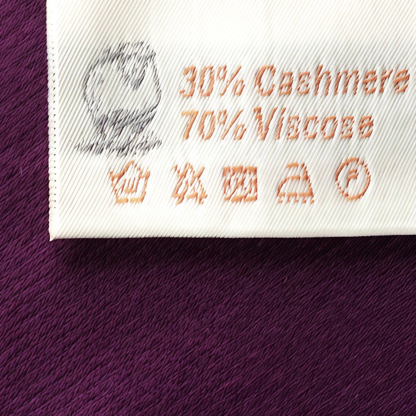 Purple Cashmere Shawl