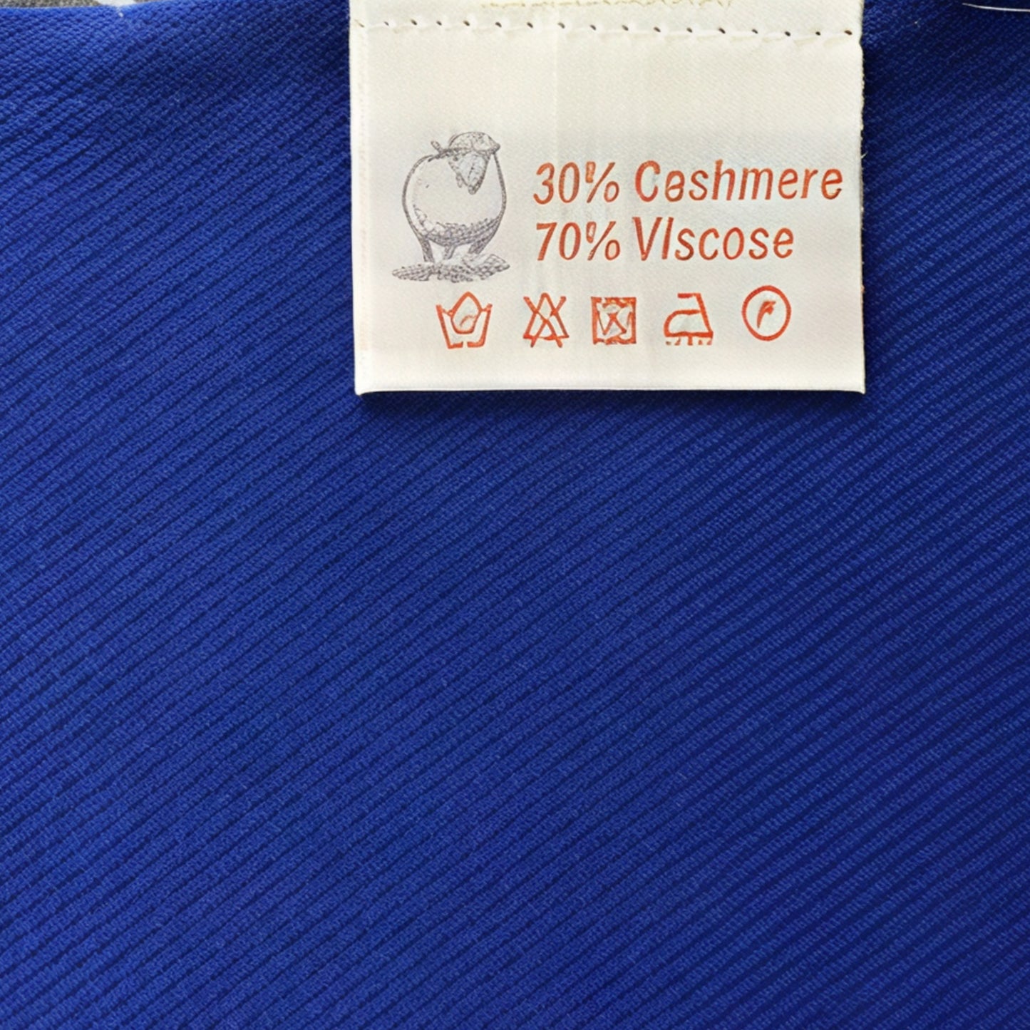 Royal Blue Cashmere Shawl