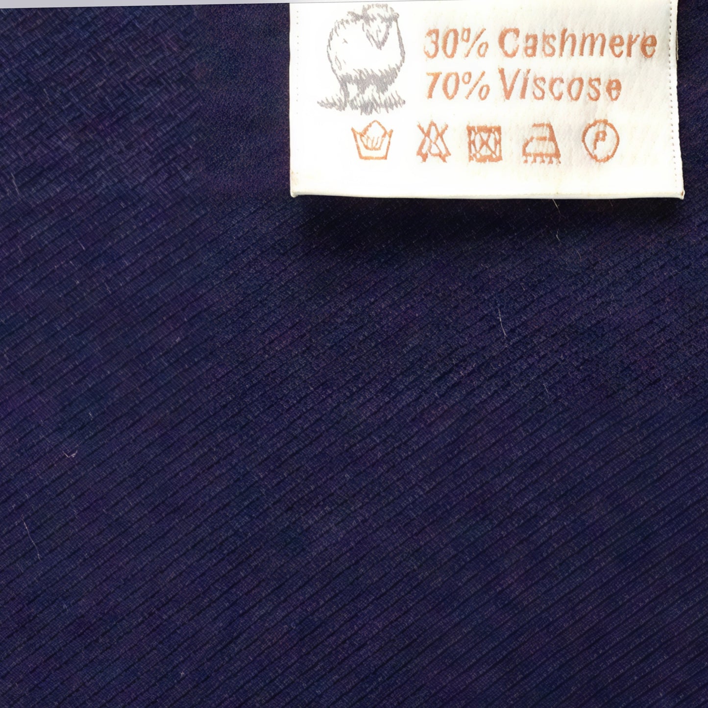 Navy Cashmere Shawl