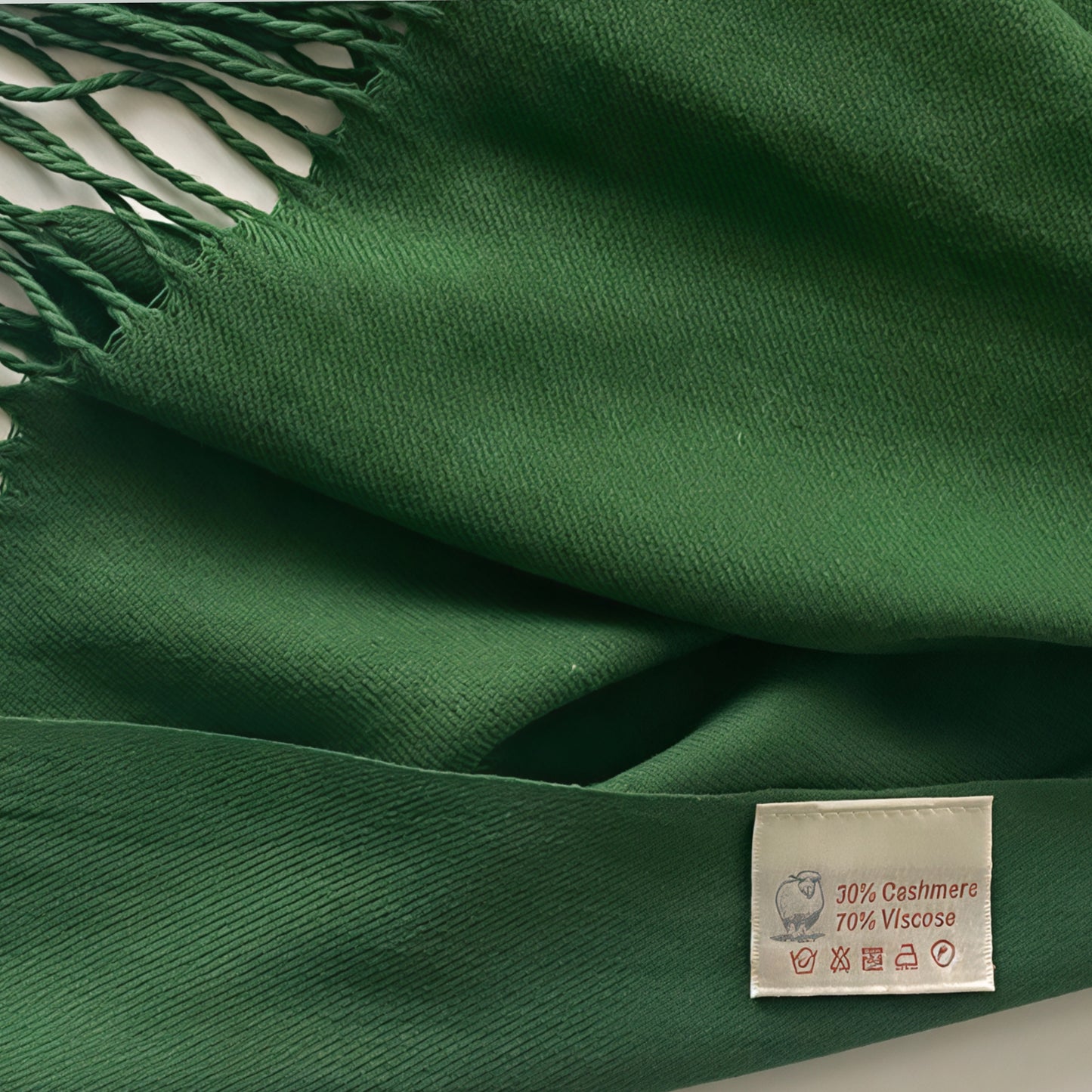 Green Cashmere Scarf
