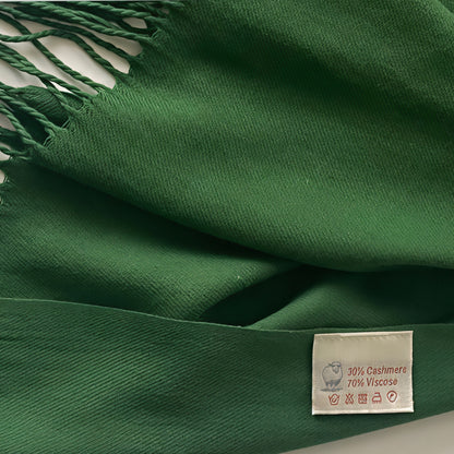 Green Cashmere Scarf