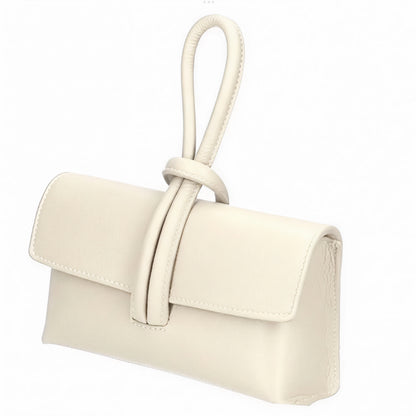 Zara - Loop Beige Leather Bag
