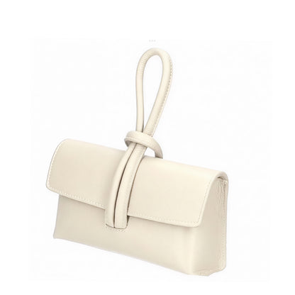 Zara - Loop Beige Leather Bag