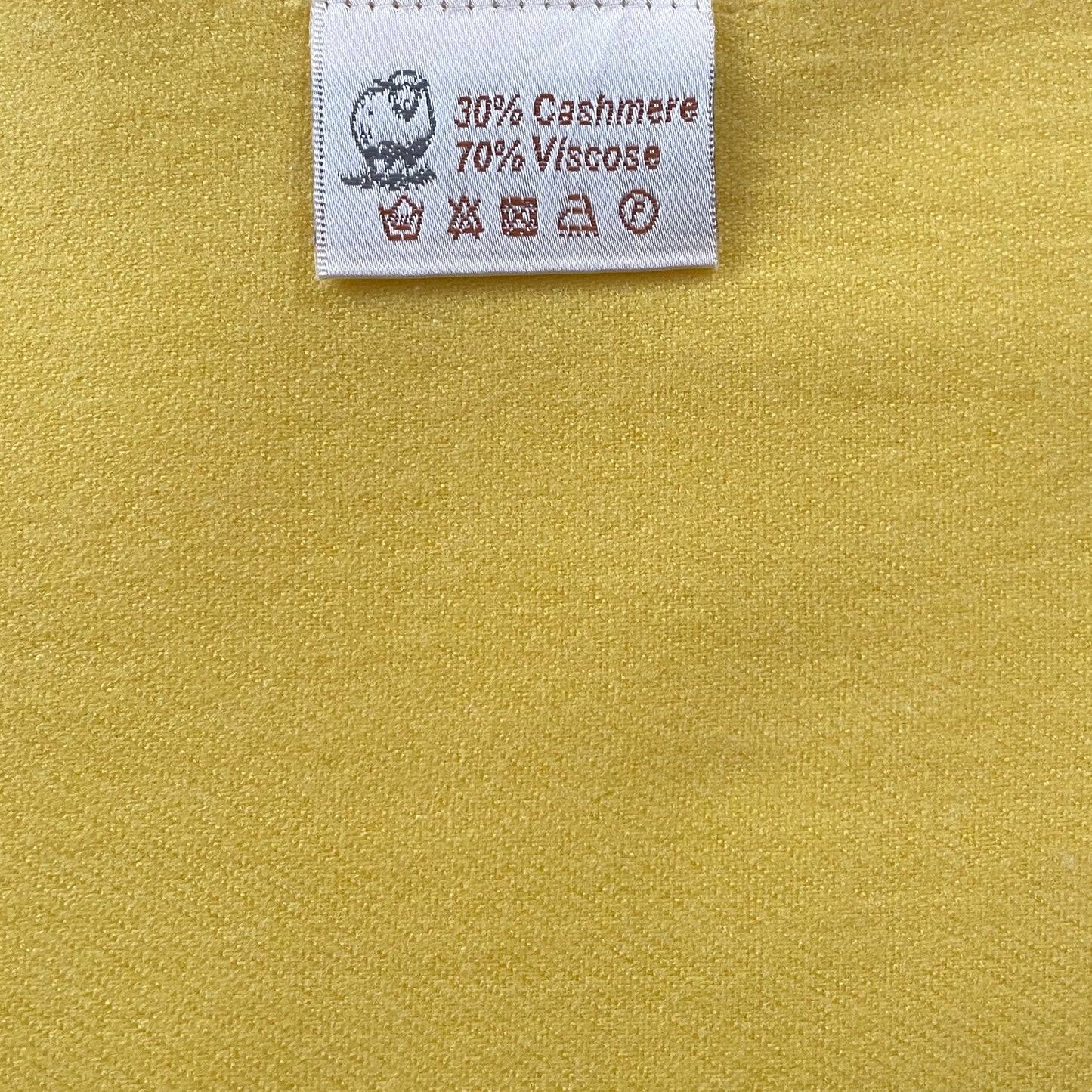 Yellow Cashmere Shawl