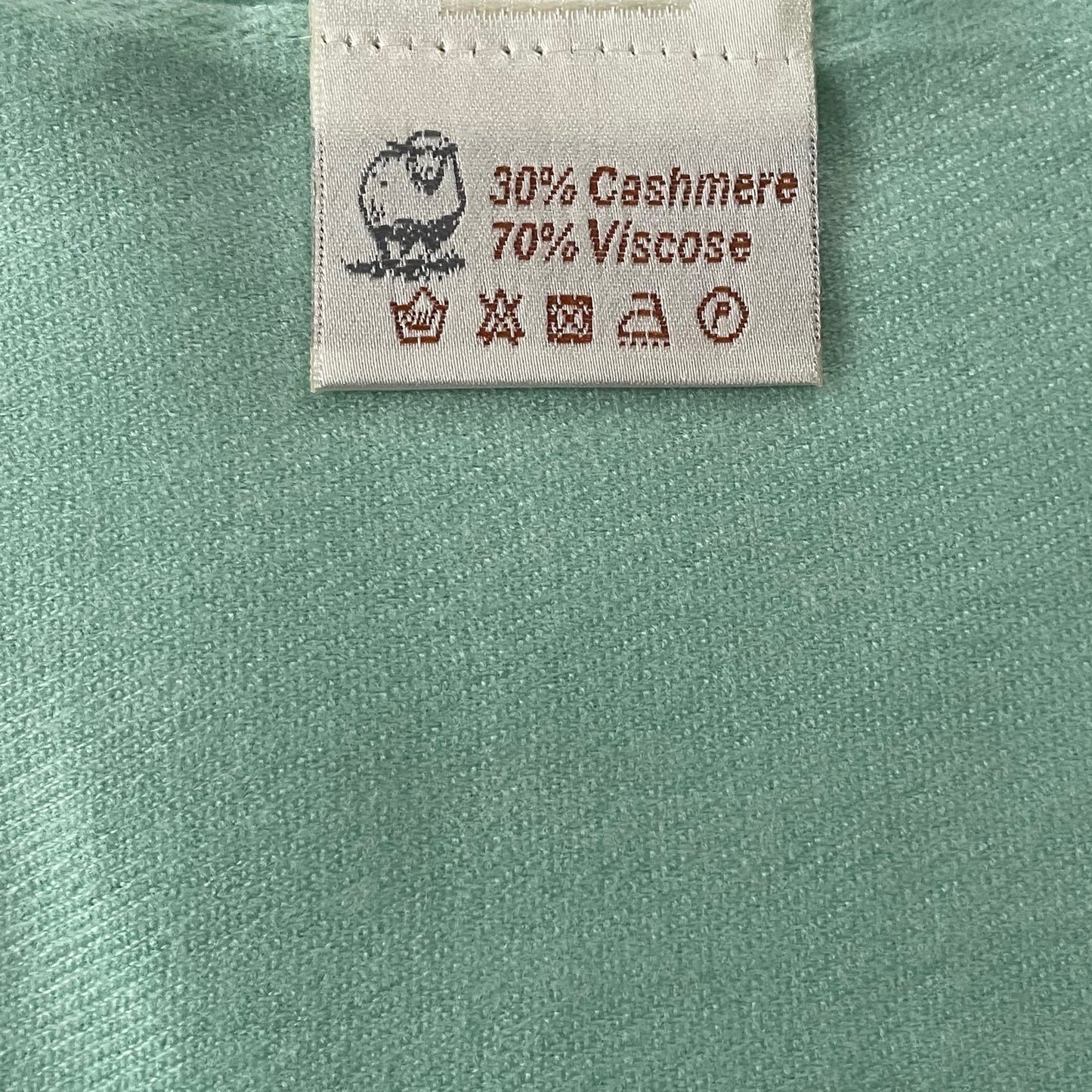 Mint Green Cashmere Shawl