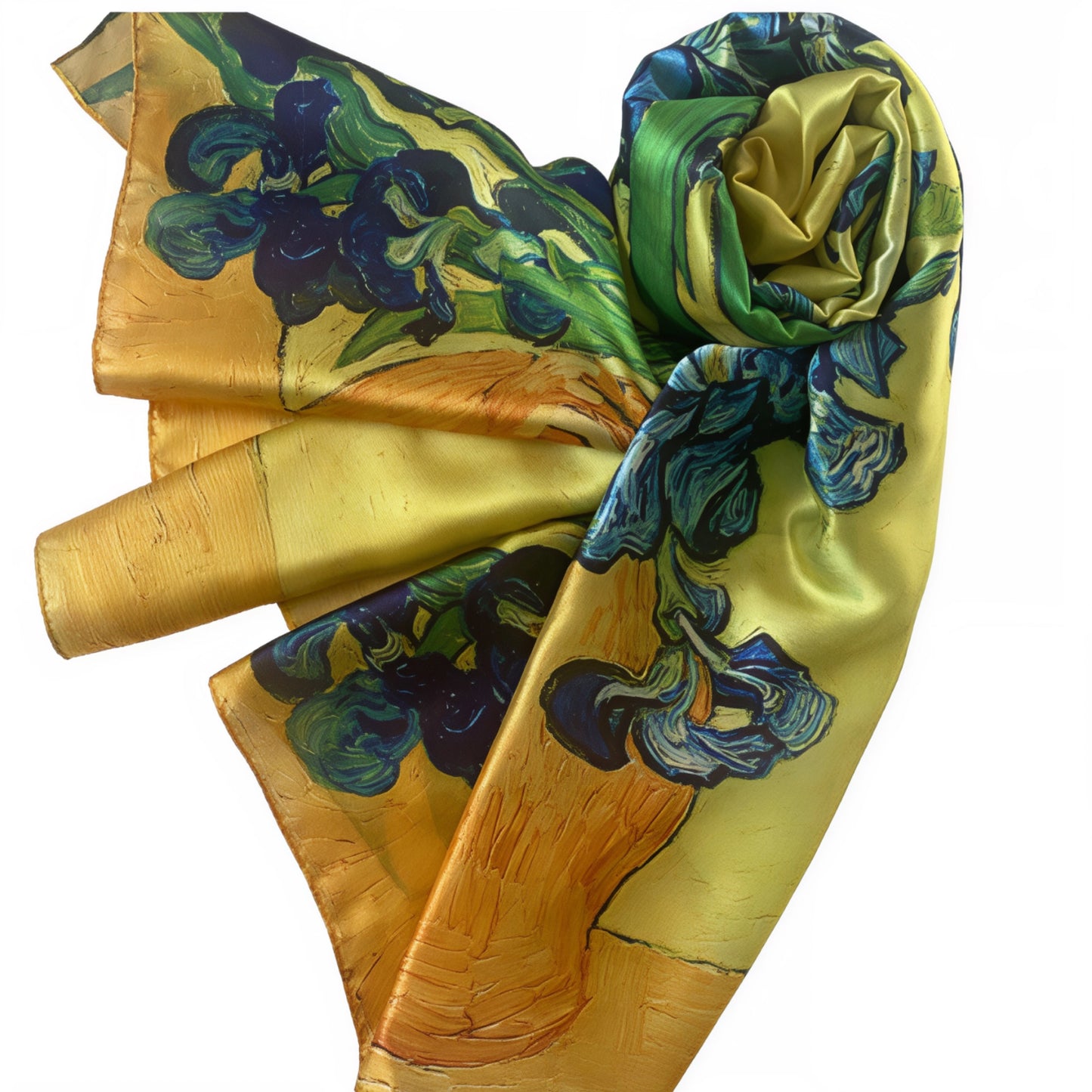 Van Gogh Irises Silk Scarf