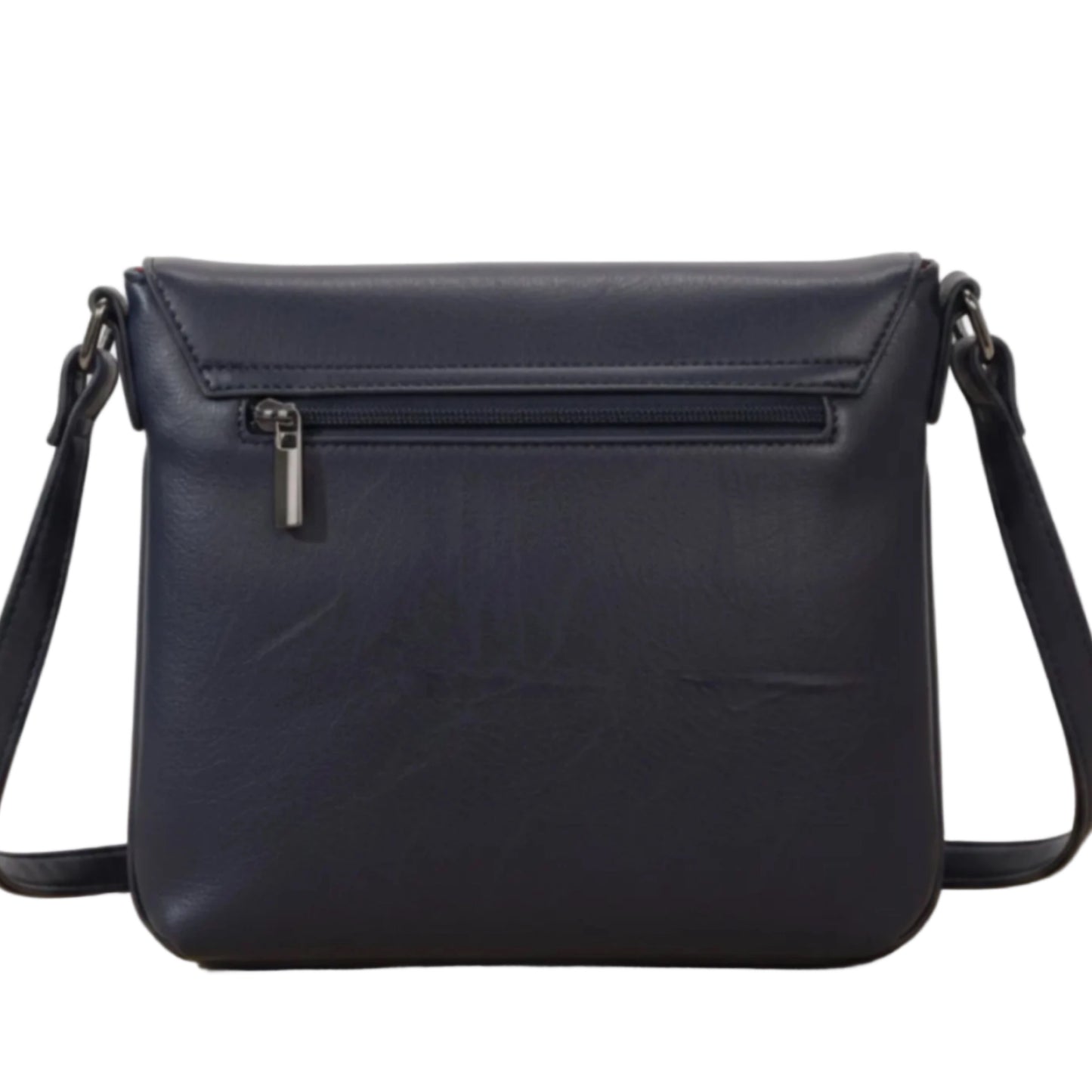 Vegan Navy Crossbody Bag