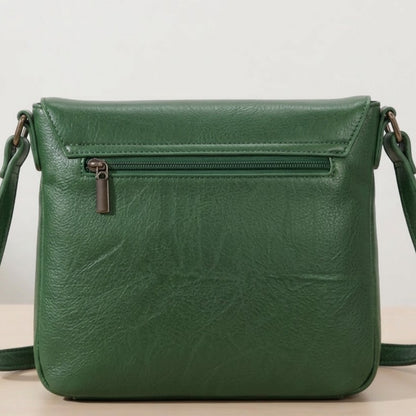 Vegan Green Crossbody Bag