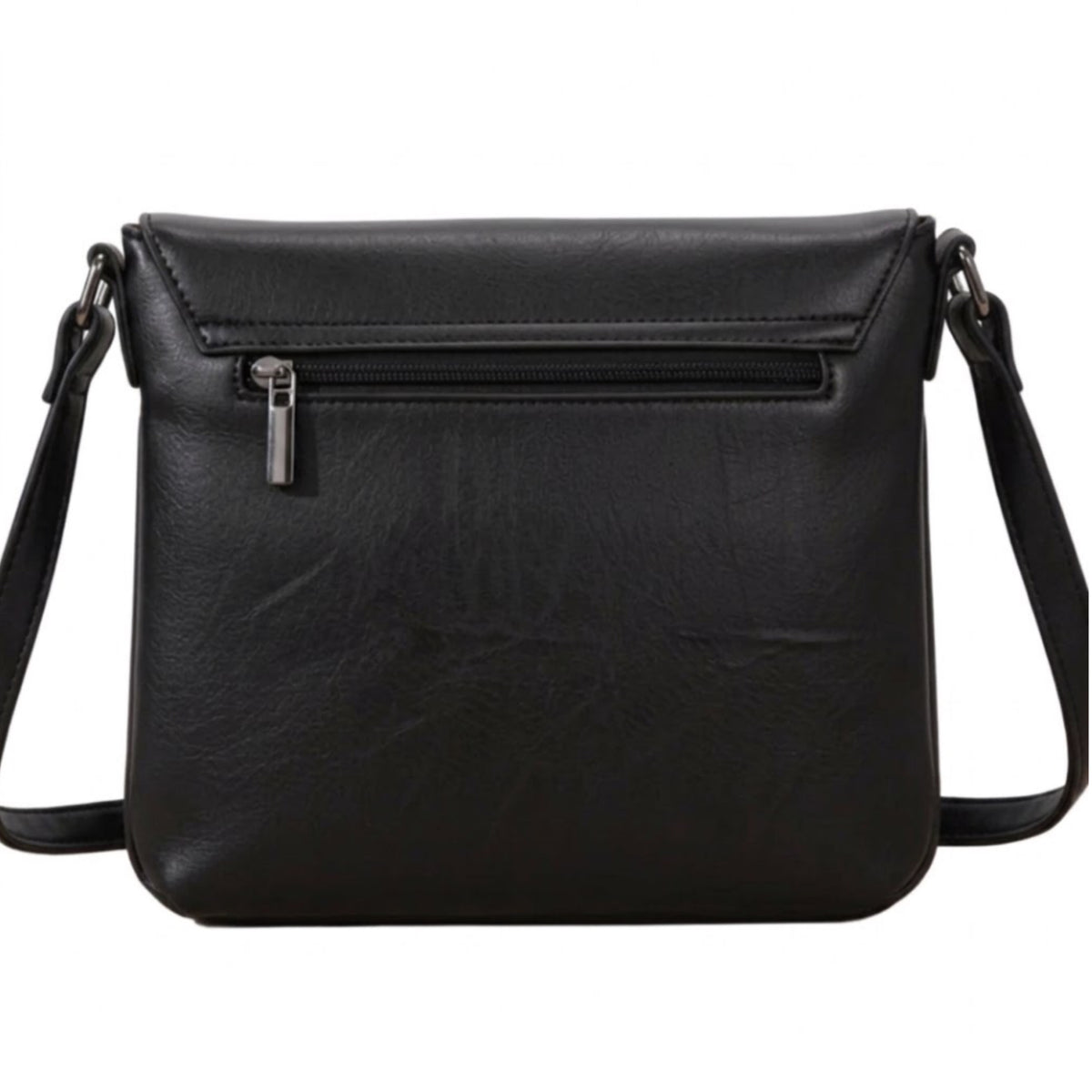 Vegan Black Crossbody Bag