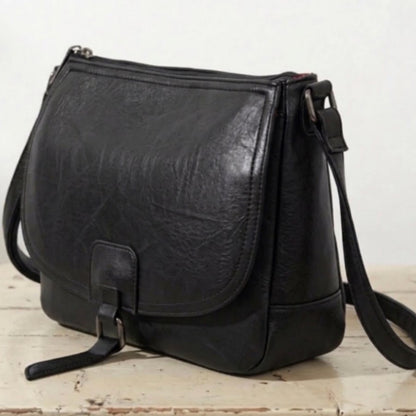 Vegan Black Crossbody Bag