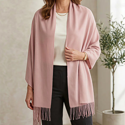 Pink Cashmere Shawl