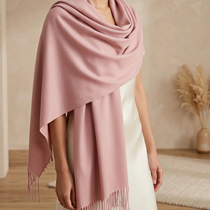Pink Cashmere Shawl