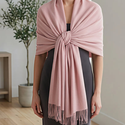 Pink Cashmere Shawl