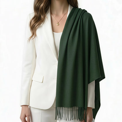 Green Cashmere Shawl