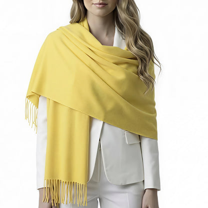 Yellow Cashmere Shawl