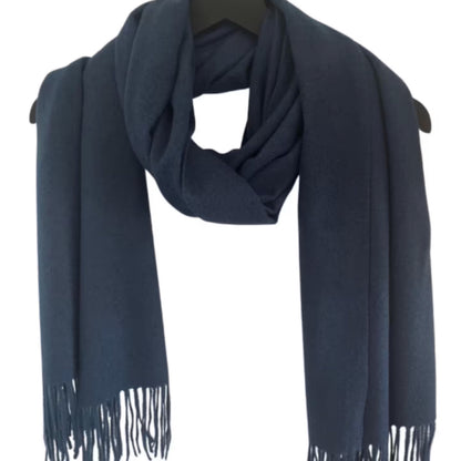 Navy Blue Winter Scarf